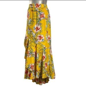 Tolani - Floral Yellow Skirt